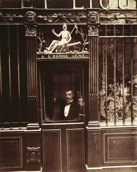 Restaurant, rue des Blancs Manteaux; Eugène Atget, French, 1857 - 1927, Paris, France; 1900; Albumen silver print