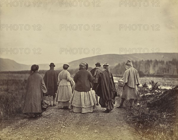 Going to the Portree Ball; Ronald Ruthven Leslie-Melville, Scottish,1835 - 1906, Scotland; about 1860s; Albumen silver print