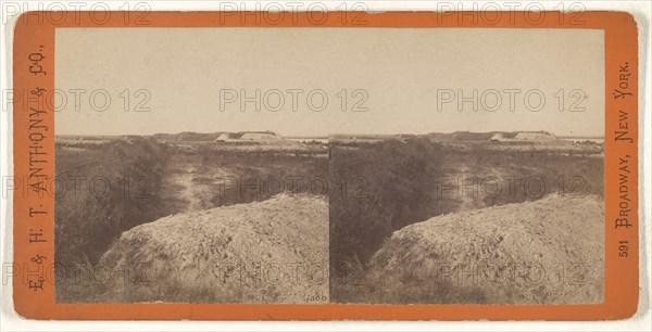 View of Fort Saunders, Knoxville, Tenn; Edward and Henry T. Anthony & Co., American, 1862 - 1902, about 1862 - 1865; Albumen