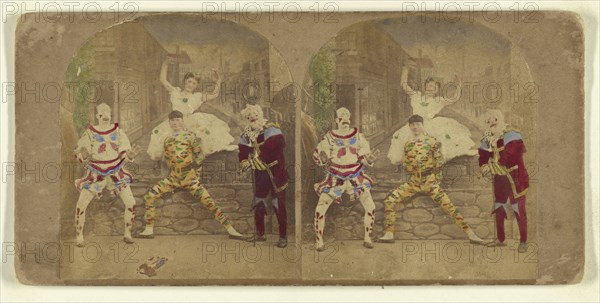 Here We Are Again..; Attributed to London Stereoscopic Company, active 1854 - 1890, about 1860; Hand colored Albumen silver