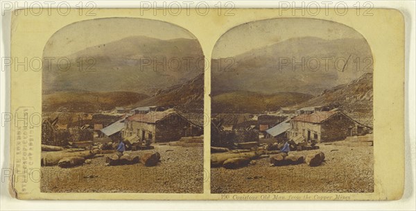 Conistone Old Man, from the Copper Mines; London Stereoscopic Company, active 1854 - 1890, about 1860; Hand colored Albumen