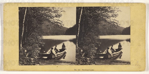 Profile Lake; John P. Soule, American, 1827 - 1904, 1861 - 1862; Albumen silver print