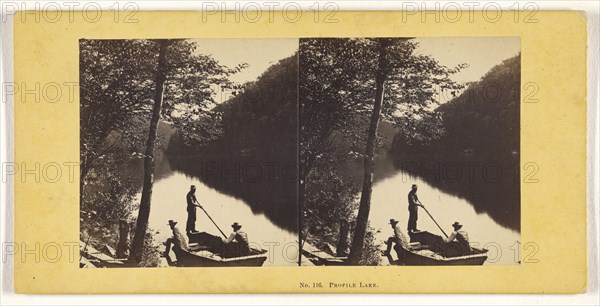 Profile Lake; John P. Soule, American, 1827 - 1904, 1861 - 1862; Albumen silver print