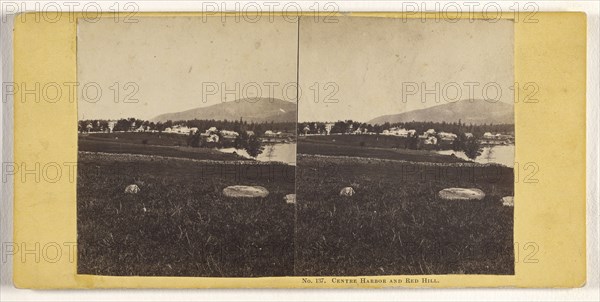 Centre Harbor and Red Hill; John P. Soule, American, 1827 - 1904, about 1861; Albumen silver print