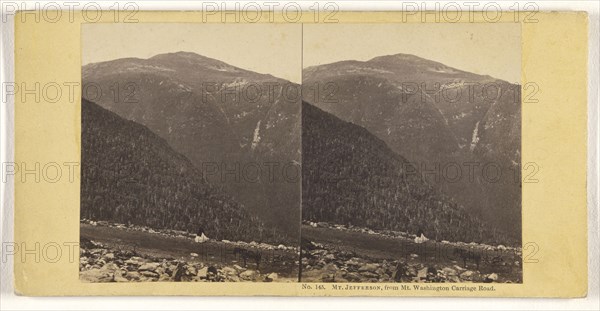 Mt. Jefferson, from Mt. Washington Carriage Road; John P. Soule, American, 1827 - 1904, about 1861; Albumen silver print