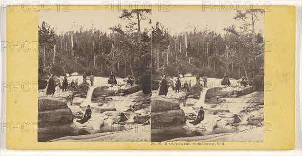 Diana's Bath, North Conway, N.H; John P. Soule, American, 1827 - 1904, about 1861; Albumen silver print