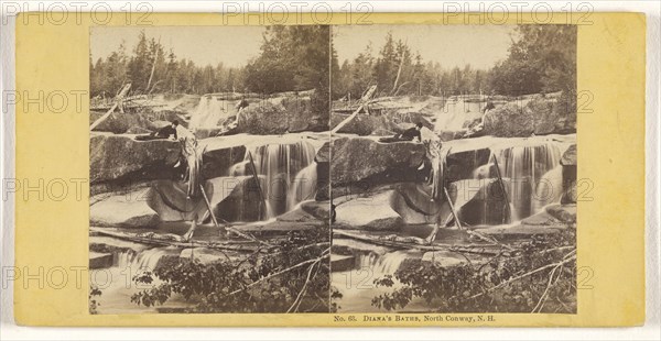 Diana's Bath, North Conway, N.H; John P. Soule, American, 1827 - 1904, about 1861; Albumen silver print