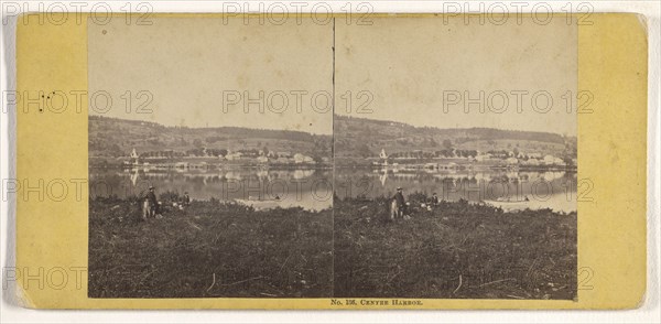 Centre Harbor; John P. Soule, American, 1827 - 1904, about 1861; Albumen silver print