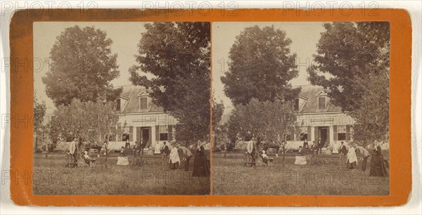 Residence of James Willard, Saxton's River; Frank Miller Taft, American, born 1851, about 1875; Albumen silver print