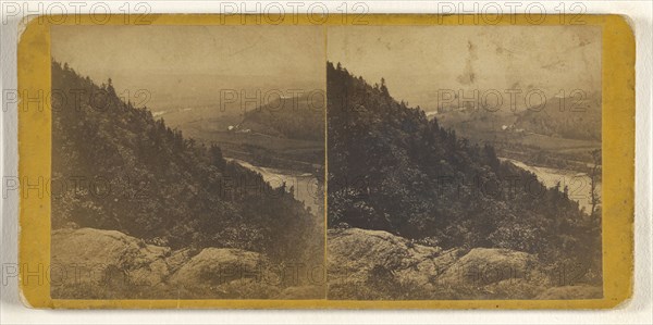 View of Bellows Falls, Vermont; Preston William Taft, American, born 1827, about 1875; Albumen silver print