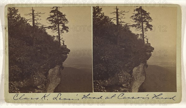 Lion's Head at Caesar's Head, North Carolina; Nat. W. Taylor, American, active 1880s - 1890s, 1870s; Albumen silver print