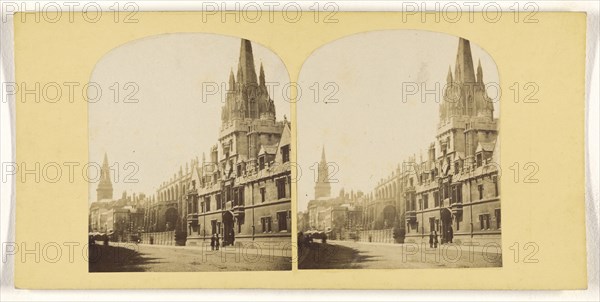 Saint Mary's Church, Oxford; Stephen Thompson, British, about 1830 - 1893, 1860s; Albumen silver print