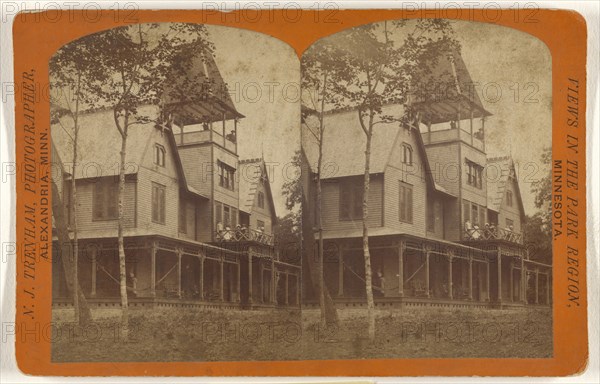 Hotel Alexandria, Geneva Beach, Alexandria, Minnesota; Newton J. Trenham, American, active Alexandria, Minnesota 1860s