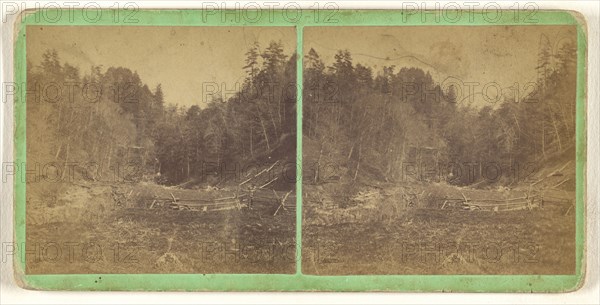 Entrance to Dry Falls. Moravia, N.Y; T.T. Tuthill, American, active Moravia, New York 1870s, 1870s; Albumen silver print