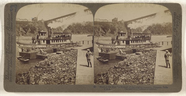 Maid of the Mist  - Nymph of the mighty cataract, Niagara Falls, U.S.A; Underwood & Underwood, American, 1881 - 1940s, 1903