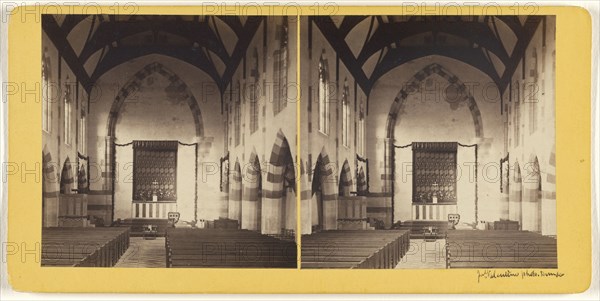 Church of St. Saviour, Dundee, dwi. Brechin, Scotland, G.F. Bodley architect; James Valentine, Scottish, 1815 - 1879, 1870s
