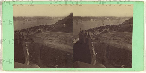 Quebec. Durham Terrace; L.P. Vallée, Canadian, 1837 - 1905, active Quebéc, Canada, 1865 - 1875; Albumen silver print