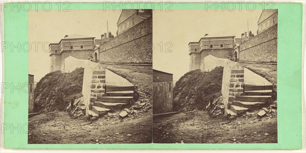 Hope Gate, Outside, L.P. Vallée, Canadian, 1837 - 1905, active Quebéc, Canada, 1865 - 1875; Albumen silver print