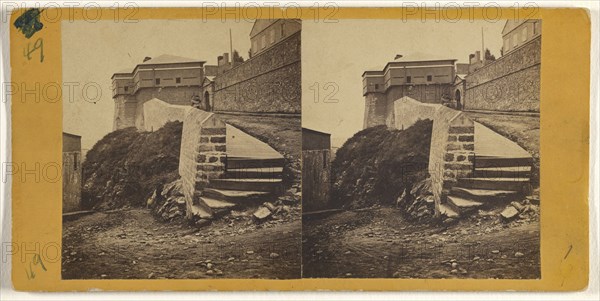 Hope Gate, Outside, L.P. Vallée, Canadian, 1837 - 1905, active Quebéc, Canada, 1865 - 1875; Albumen silver print
