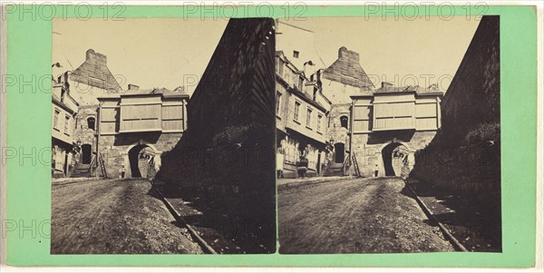 Prescott Gate, South, L.P. Vallée, Canadian, 1837 - 1905, active Quebéc, Canada, 1865 - 1874; Albumen silver print