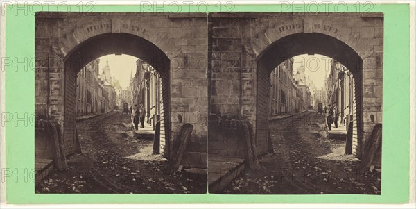 Hope Gate; L.P. Vallée, Canadian, 1837 - 1905, active Quebéc, Canada, 1865 - 1873; Albumen silver print
