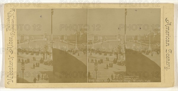 Basin and Peristyle from Mfgr's Bldg., World's Fair; Webster & Albee; 1893; Gelatin silver print