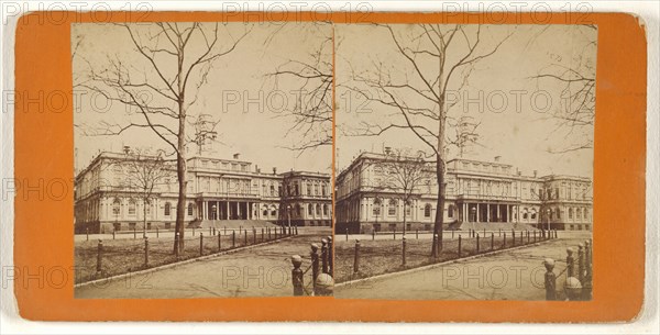 City Hall. New York; Attributed to Peter F. Weil, American, active New York, New York 1860s - 1870s, about 1865; Albumen silver