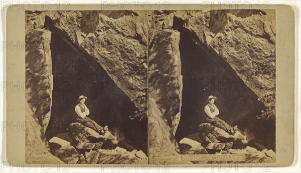Wind Cave; Charles Weitfle, American, 1836 - after 1884, about 1880; Albumen silver print