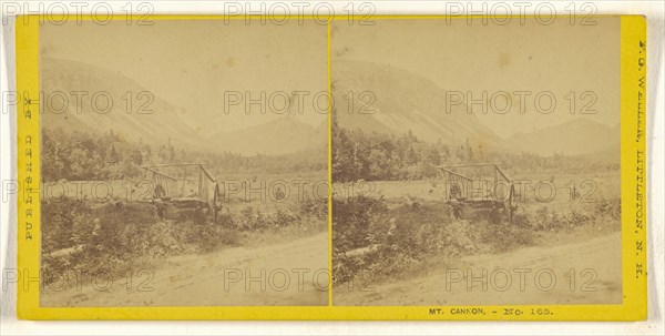 Mt. Cannon; Franklin G. Weller, American, 1833 - 1877, about 1870; Albumen silver print