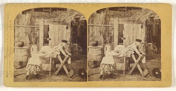Don't Like His Pants; Franklin G. Weller, American, 1833 - 1877, 1873; Albumen silver print