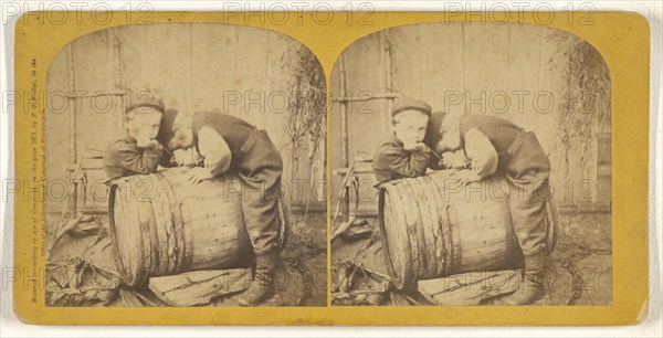 New Cider; Franklin G. Weller, American, 1833 - 1877, 1871; Albumen silver print