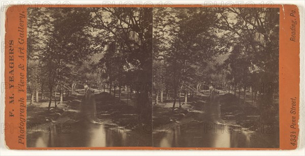 Litiz Springs, Lancaster Co; F.M. Yeager, American, active Reading, Pennsylvania 1870s, 1870s; Albumen silver print