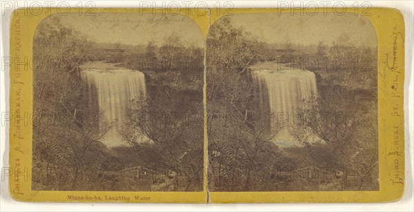 Minne-ha-ha, Laughing Water; Charles A. Zimmerman, American, born France, 1844 - 1909, about 1870; Albumen silver print