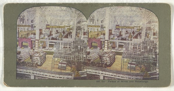 Palace of Mines and Metallurgy; American; about 1900; Color Photomechanical