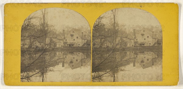 Warwick. Evening on the Avon, Guy's Cliff; British; about 1860; Albumen silver print