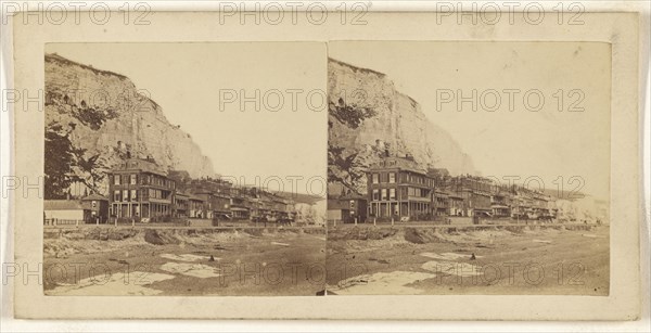 Dover, East Cliff; British; about 1860; Albumen silver print