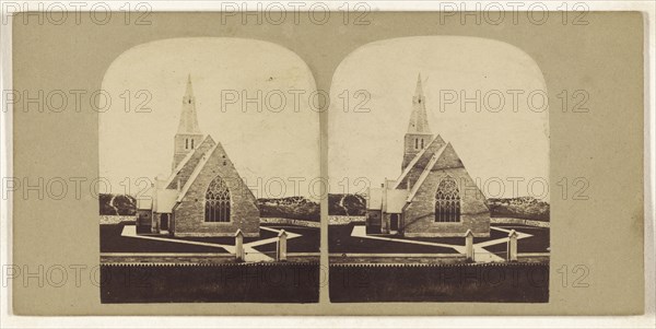 Birkdale Ch. nr. Southport; British; about 1865; Albumen silver print