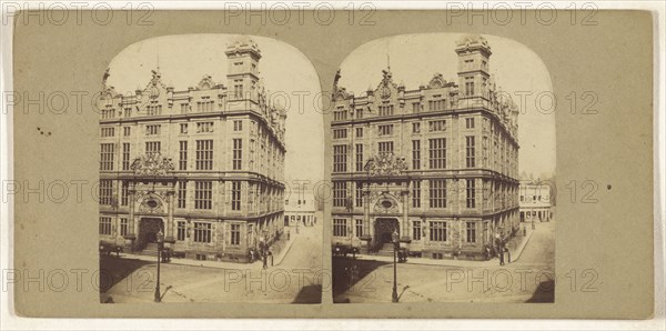 Sailor's Home, Liverpool; British; about 1865; Albumen silver print