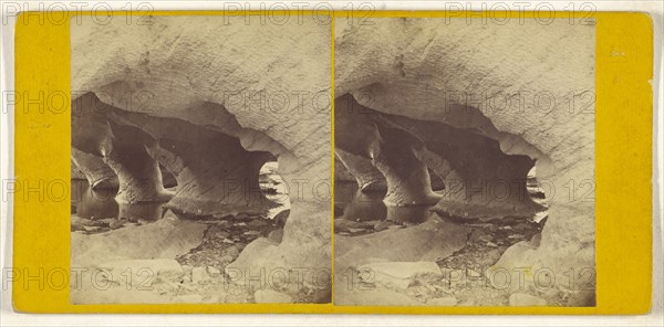 Killarney. Caves under the  Colleen Bawn  Rock, Middle Lake; British; about 1860; Albumen silver print