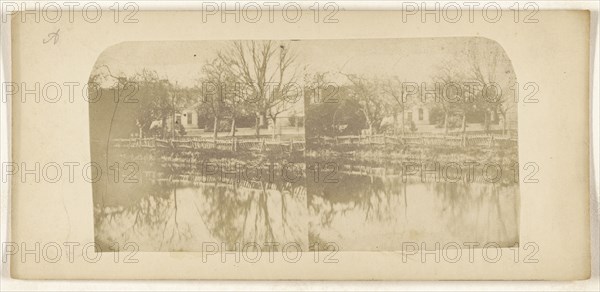 P. Bruffs residence; British; about 1860; Salted paper print