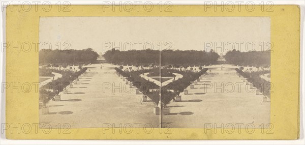 Parisian view, Paris, France, French; about 1865; Albumen silver print