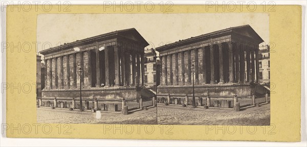 Parisian view, Paris, France, French; about 1865; Albumen silver print