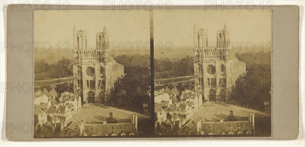 Eglise Notre Dame, Nantes; French; about 1865; Albumen silver print