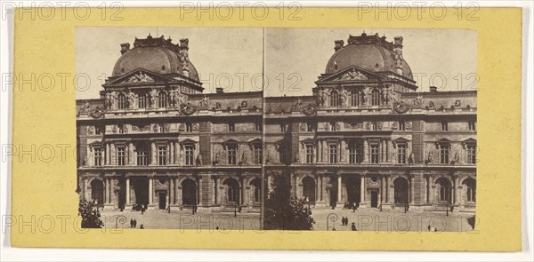 View of Fontainebleu?; French; about 1865; Albumen silver print