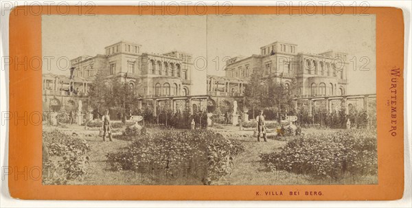 Wurtemberg. K. Villa bei Berg; German; about 1870; Albumen silver print