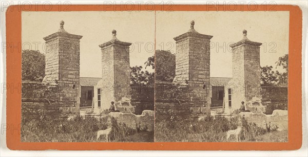 Old Spanish City Gates; about 1870; Albumen silver print