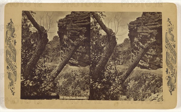 Yute Pass, Colorado; American; about 1871; Albumen silver print