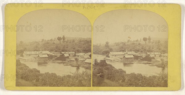 View, somewhere in Maine; American; 1880s; Albumen silver print