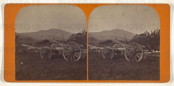 Wachusett Mountain from The Read farm. Princeton, Mass; American; about 1865; Albumen silver print