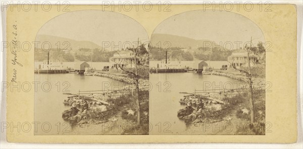 Garrison Ferry, West Point; about 1860; Albumen silver print